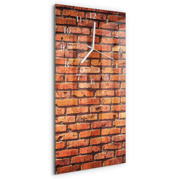 Vertical wall clock Brick Wall
