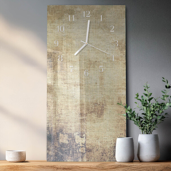 Vertical wall clock Plastic