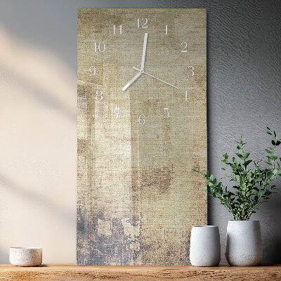 Vertical wall clock Plastic
