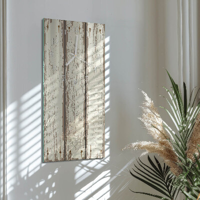 Vertical wall clock Wooden boards