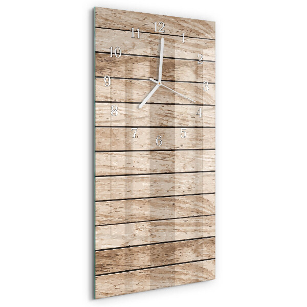 Vertical wall clock Wood