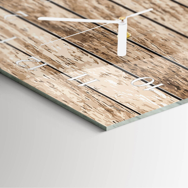 Vertical wall clock Wood