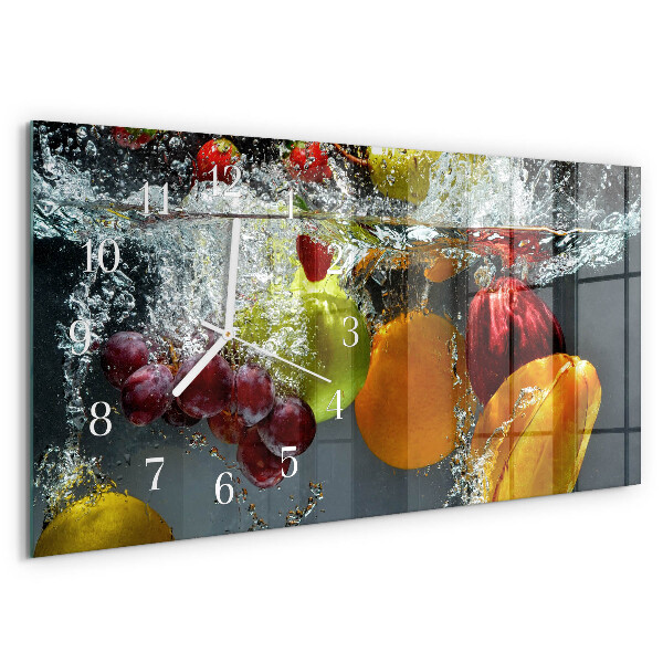 Horizontal wall clock Fruit