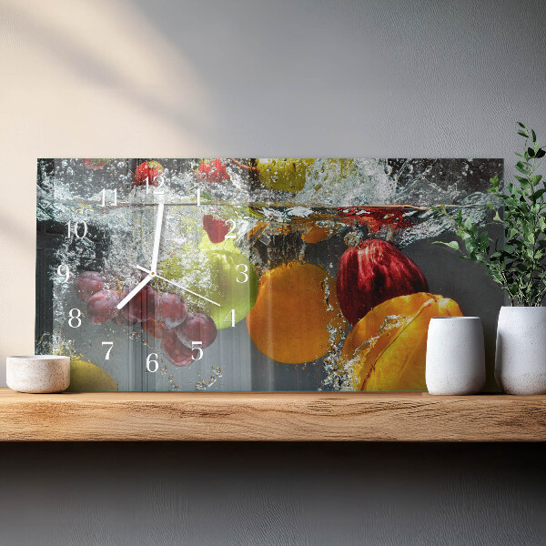 Horizontal wall clock Fruit