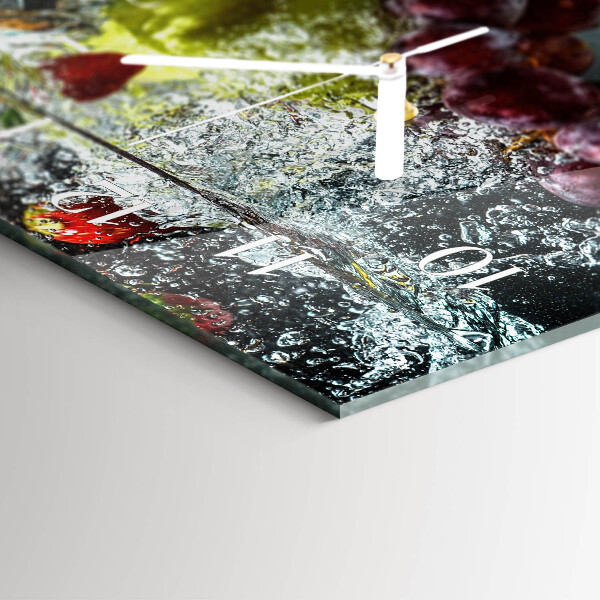 Horizontal wall clock Fruit