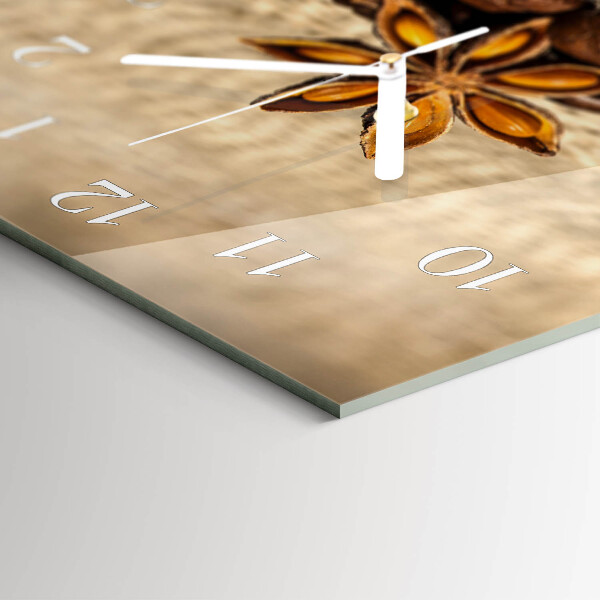 Horizontal wall clock Coffee Beans