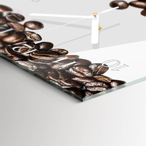 Horizontal wall clock Coffee Beans