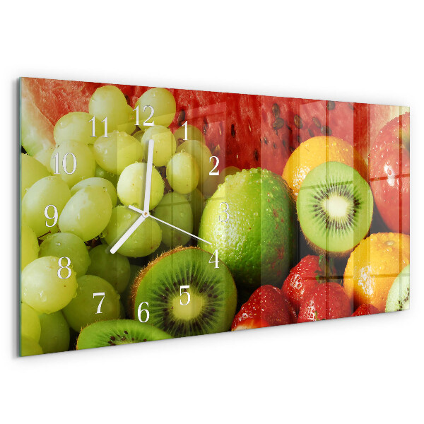 Horizontal wall clock Fruit