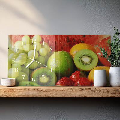 Horizontal wall clock Fruit