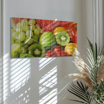 Horizontal wall clock Fruit