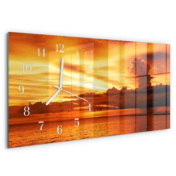 Horizontal wall clock West