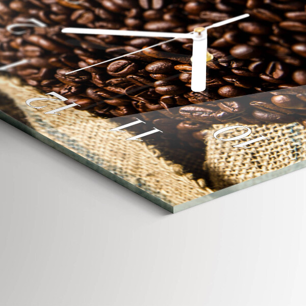 Horizontal wall clock Coffee
