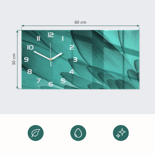 Horizontal wall clock Cat