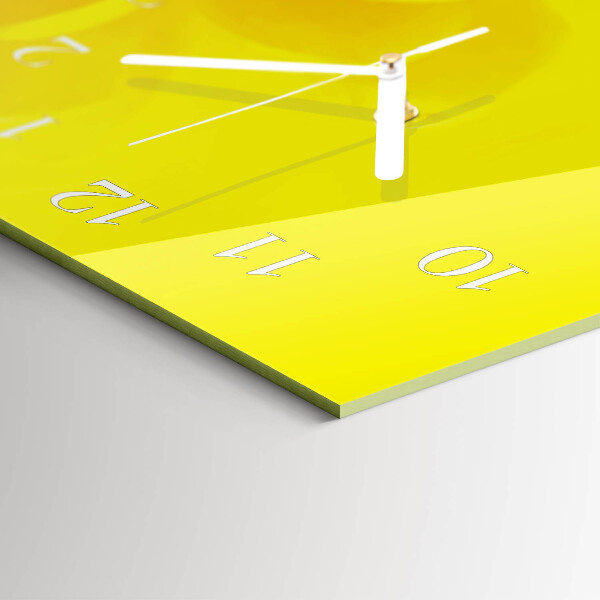 Horizontal wall clock Flower