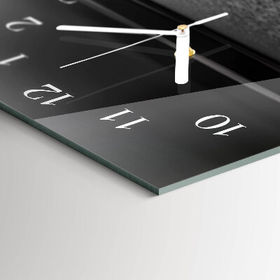 Horizontal wall clock Piano