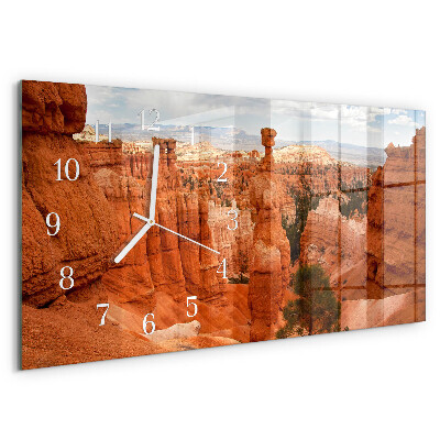 Horizontal wall clock Bryce Canyon
