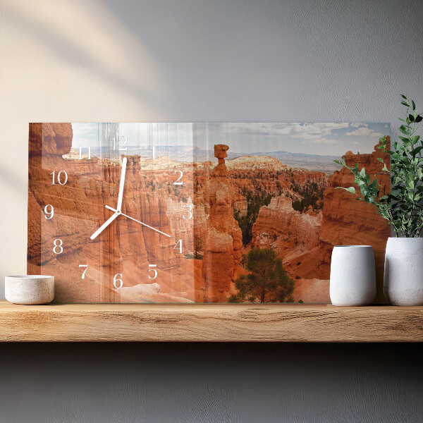 Horizontal wall clock Bryce Canyon