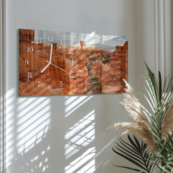 Horizontal wall clock Bryce Canyon