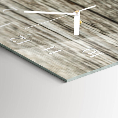 Horizontal wall clock Apple core