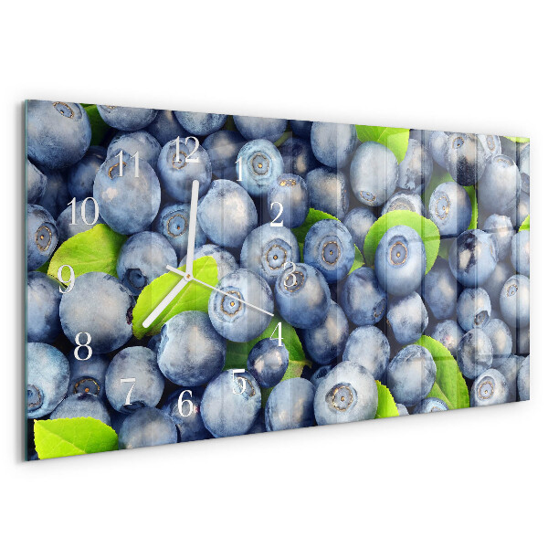 Horizontal wall clock Berries