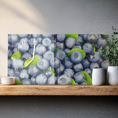 Horizontal wall clock Berries