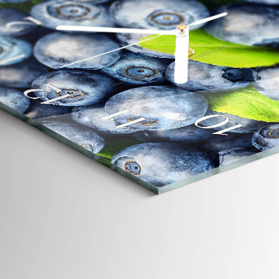Horizontal wall clock Berries