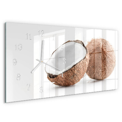 Horizontal wall clock Coconuts