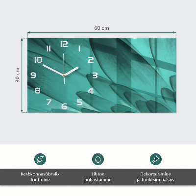 Horizontal wall clock Grapes