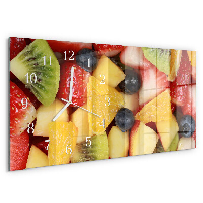 Horizontal wall clock Fruit salad