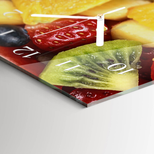Horizontal wall clock Fruit salad