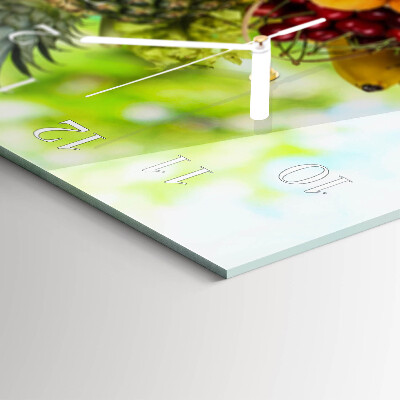 Horizontal wall clock Fruits and vegetables