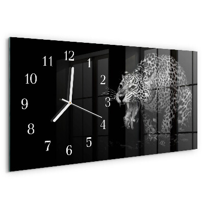 Horizontal wall clock Jaguar