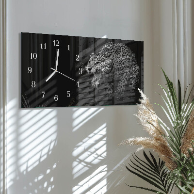 Horizontal wall clock Jaguar