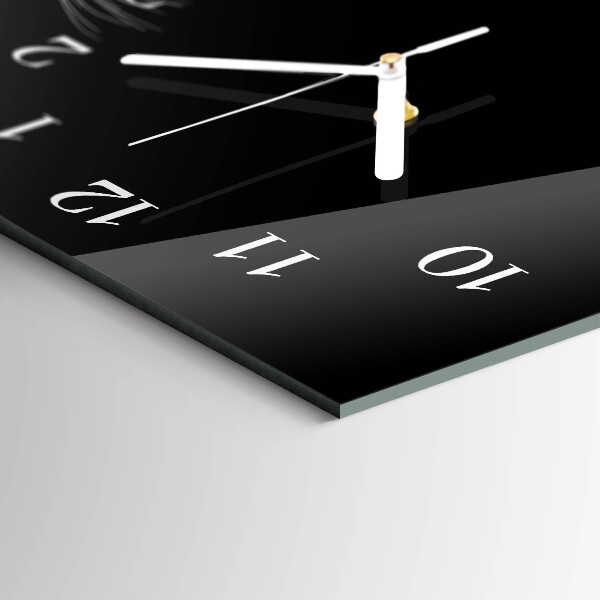 Horizontal wall clock Jaguar