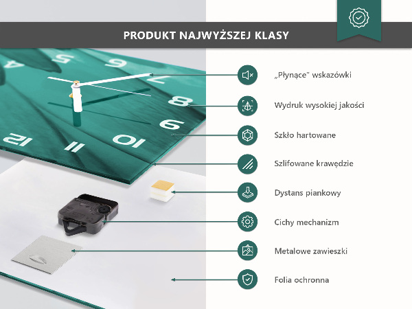 Horizontal wall clock Stairs to the beach