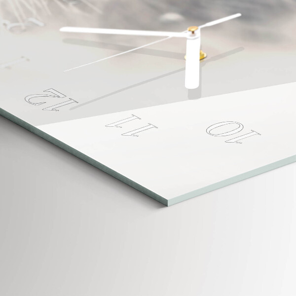 Horizontal wall clock Dandelion