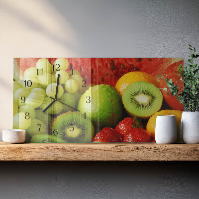 Horizontal wall clock Fruit