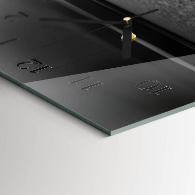 Horizontal wall clock Piano