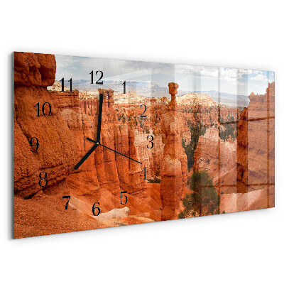 Horizontal wall clock Bryce Canyon