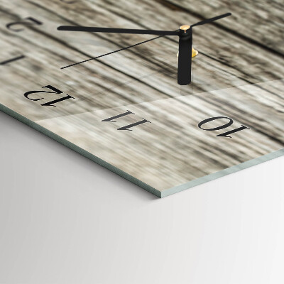 Horizontal wall clock Apple core