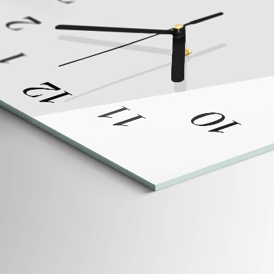 Horizontal wall clock Raspberries