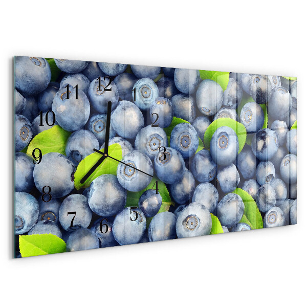 Horizontal wall clock Berries
