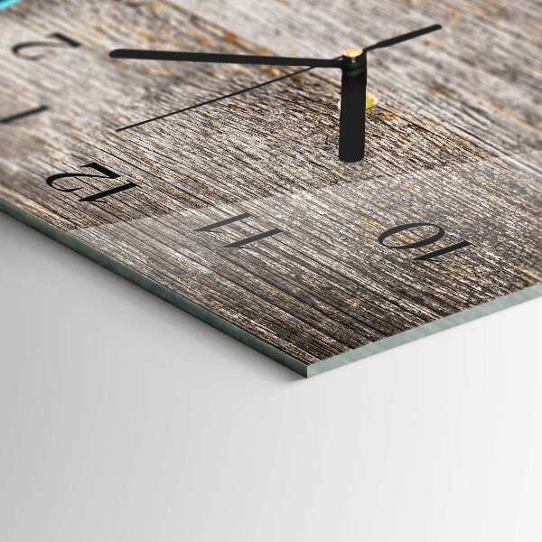 Horizontal wall clock Vegetables