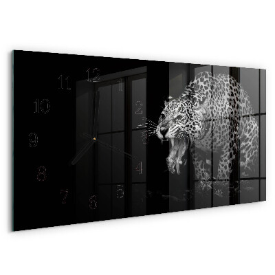 Horizontal wall clock Jaguar