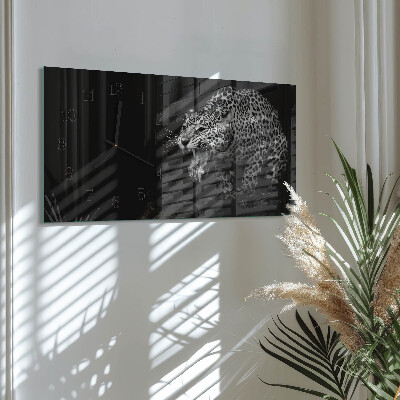 Horizontal wall clock Jaguar
