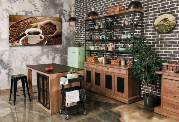 Industrial style kitchen - how to decorate?