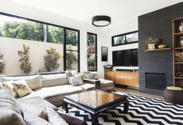 Black in interiors - the art of using black in design