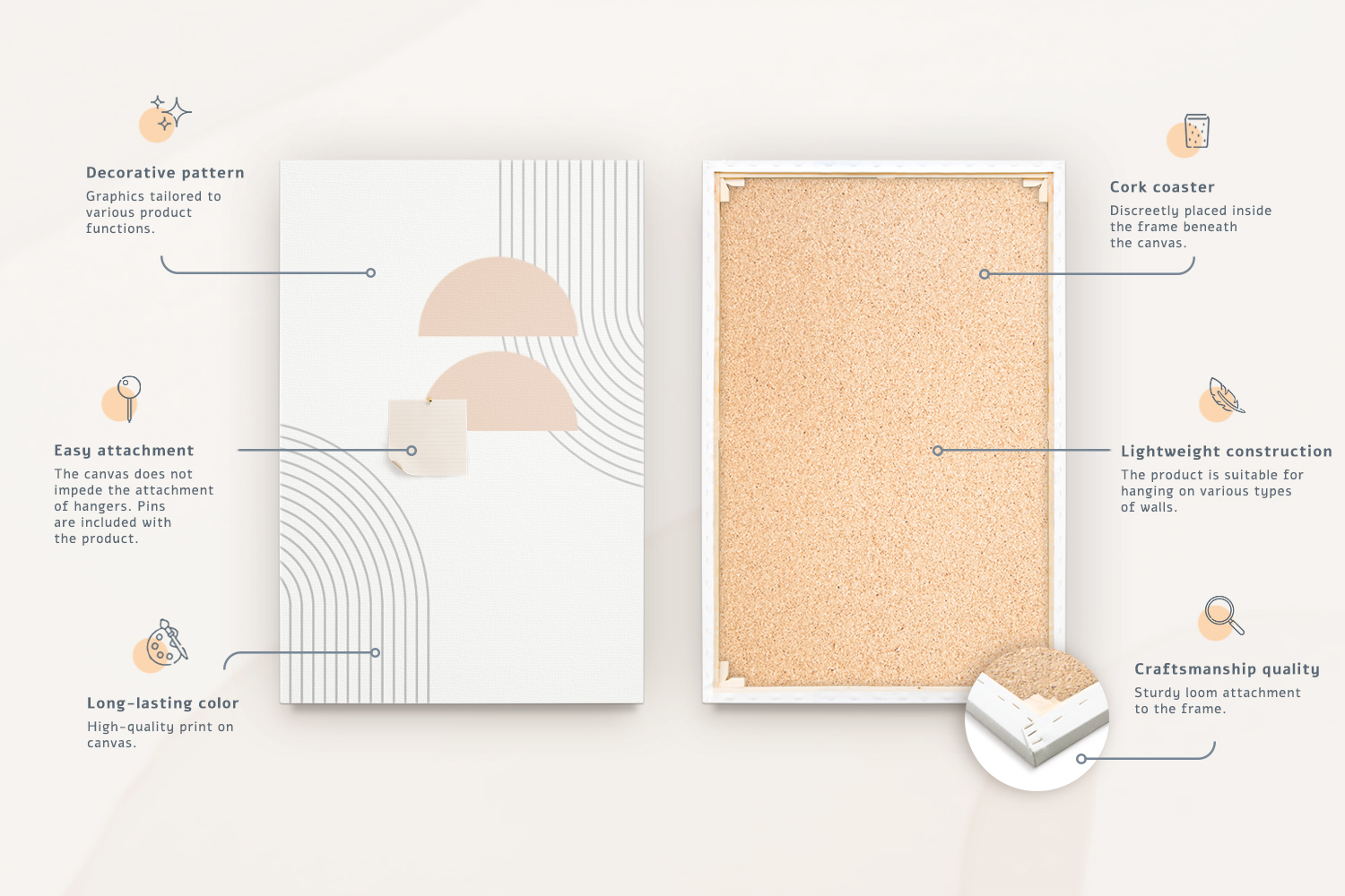 Cork board - structure