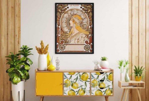 How to use a wall mural for furniture? Creative ideas for refreshing old furniture