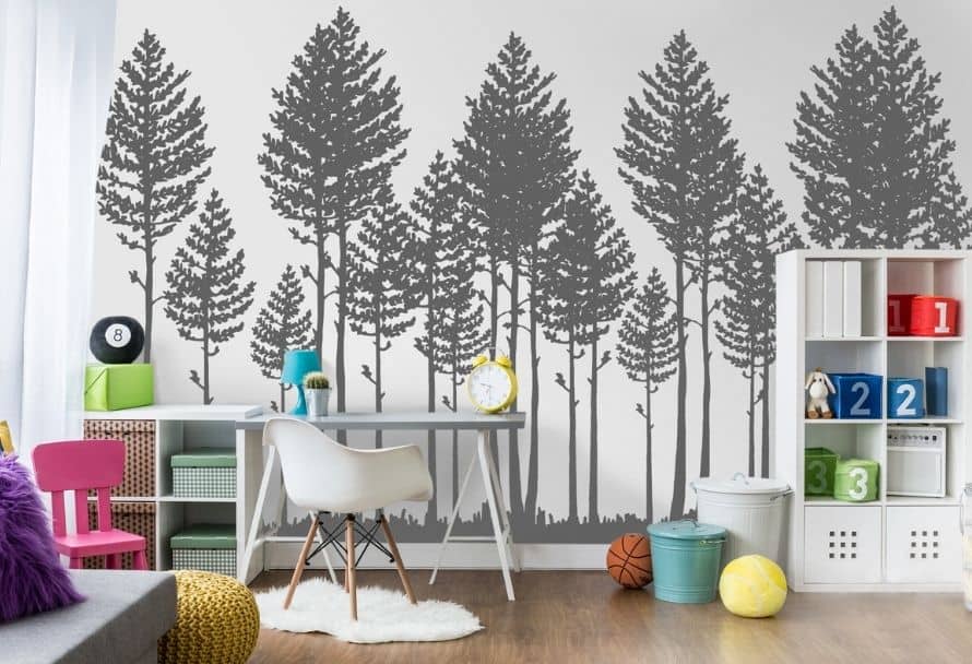 Wall stickers - the most interesting designs and ideas for their use in the living room, bedroom, kitchen and children